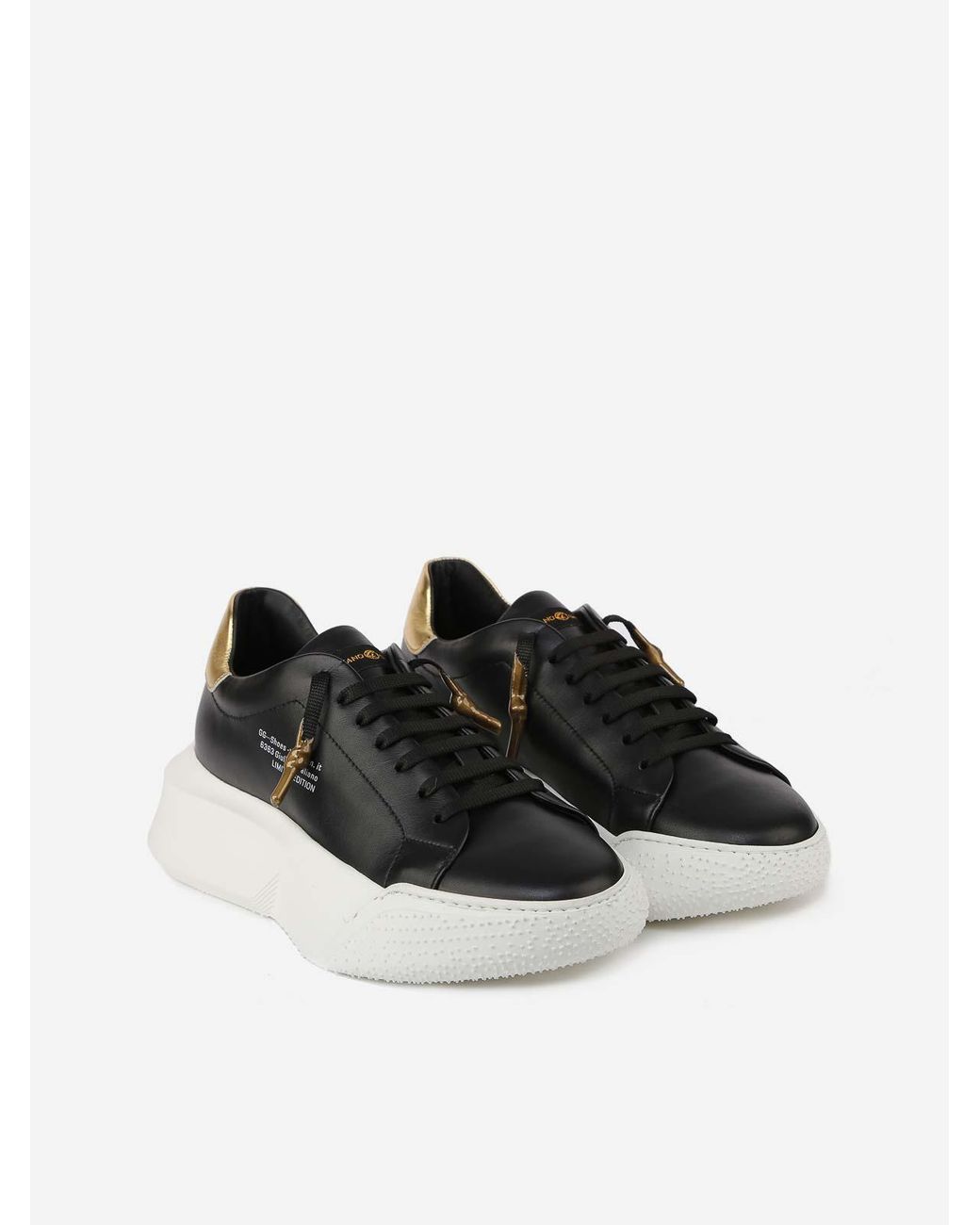 Giuliano Galiano Black Sneakers for men