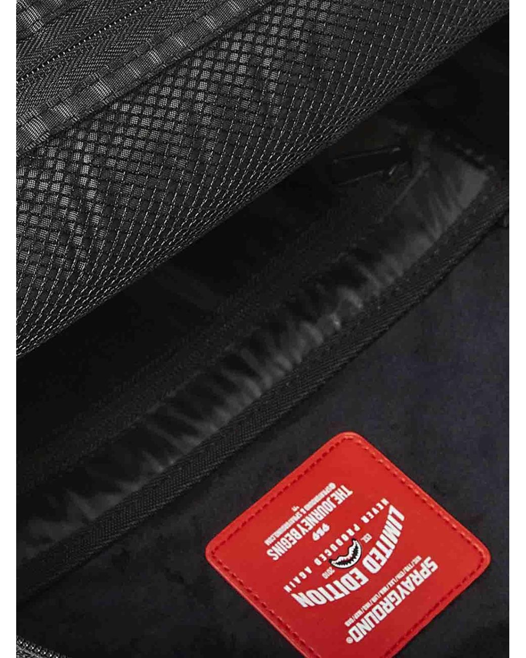 Sprayground Black 1 Off Bakpack Tiger for men