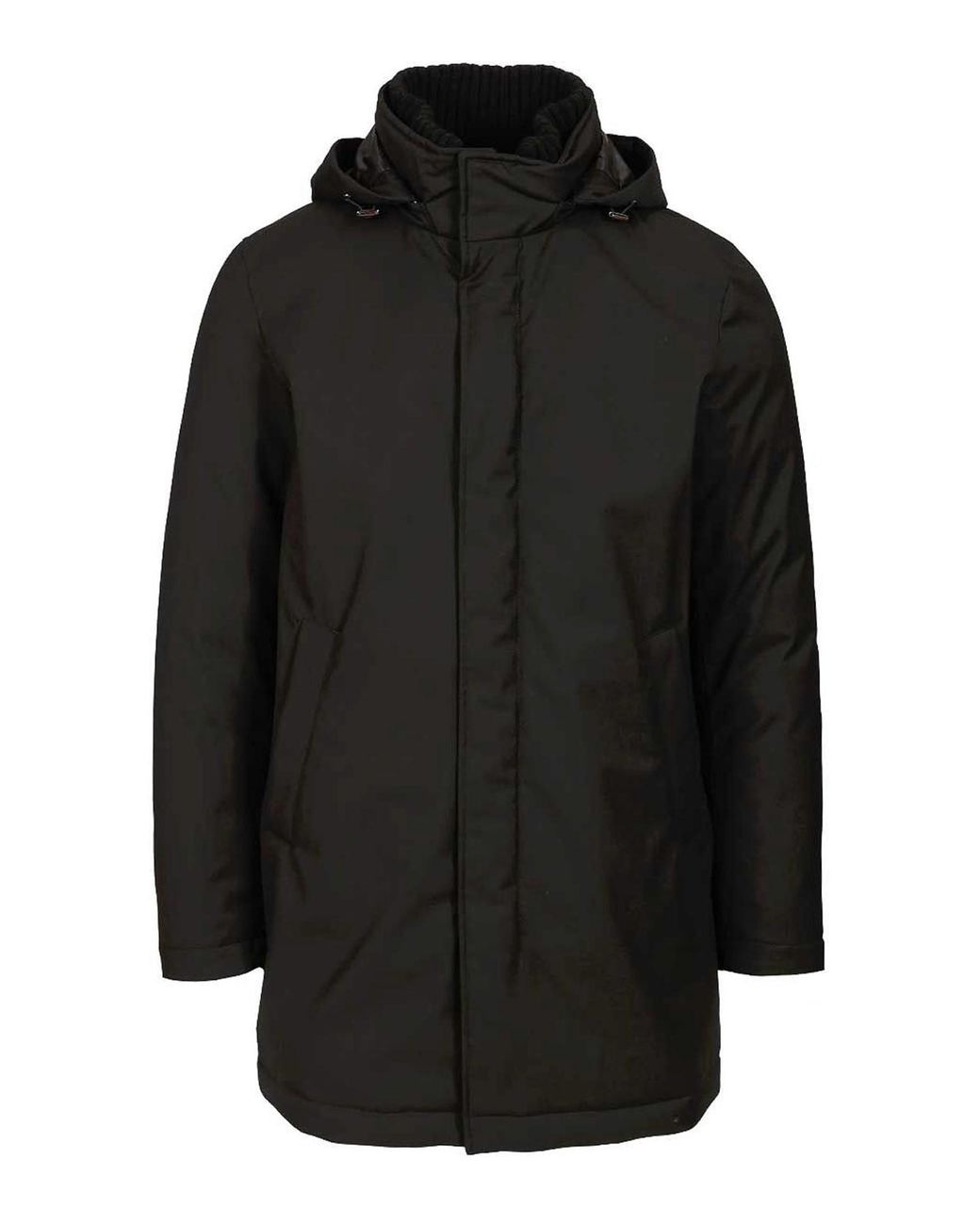 Herno Black Parka for men