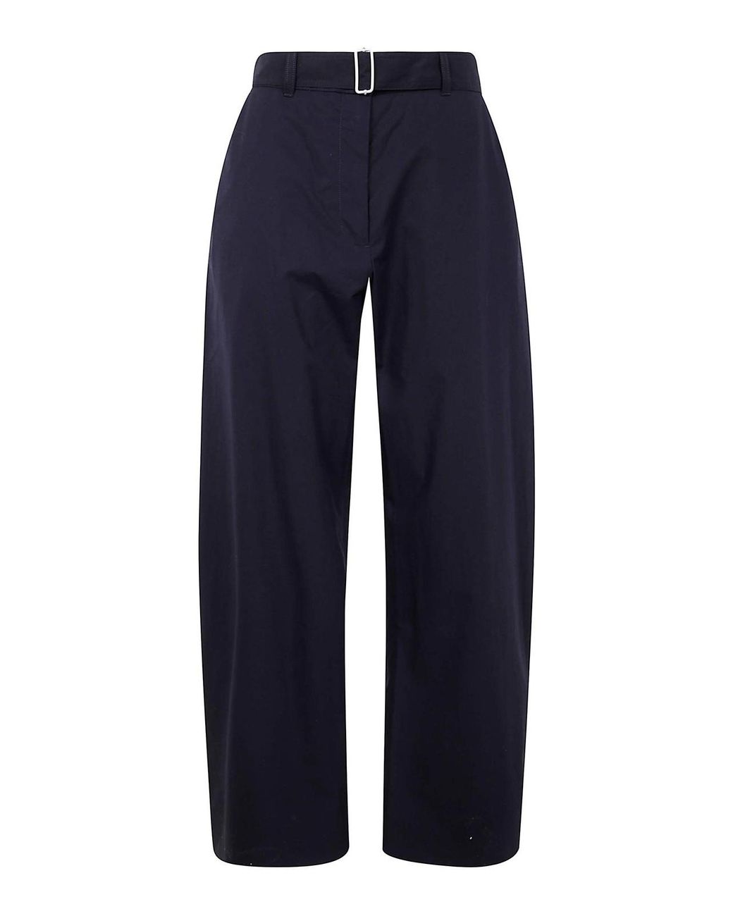 Studio Nicholson Blue Belted Round Leg Pant