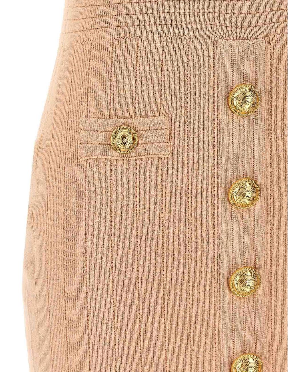 Balmain Natural Mini Dress