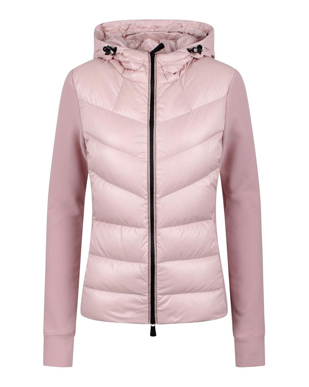 Moncler Cardigan With Hood in Pink Lyst UK