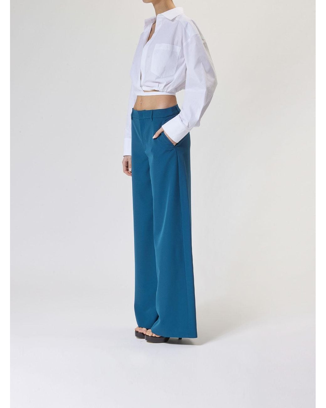 Moschino Blue Wide Pants