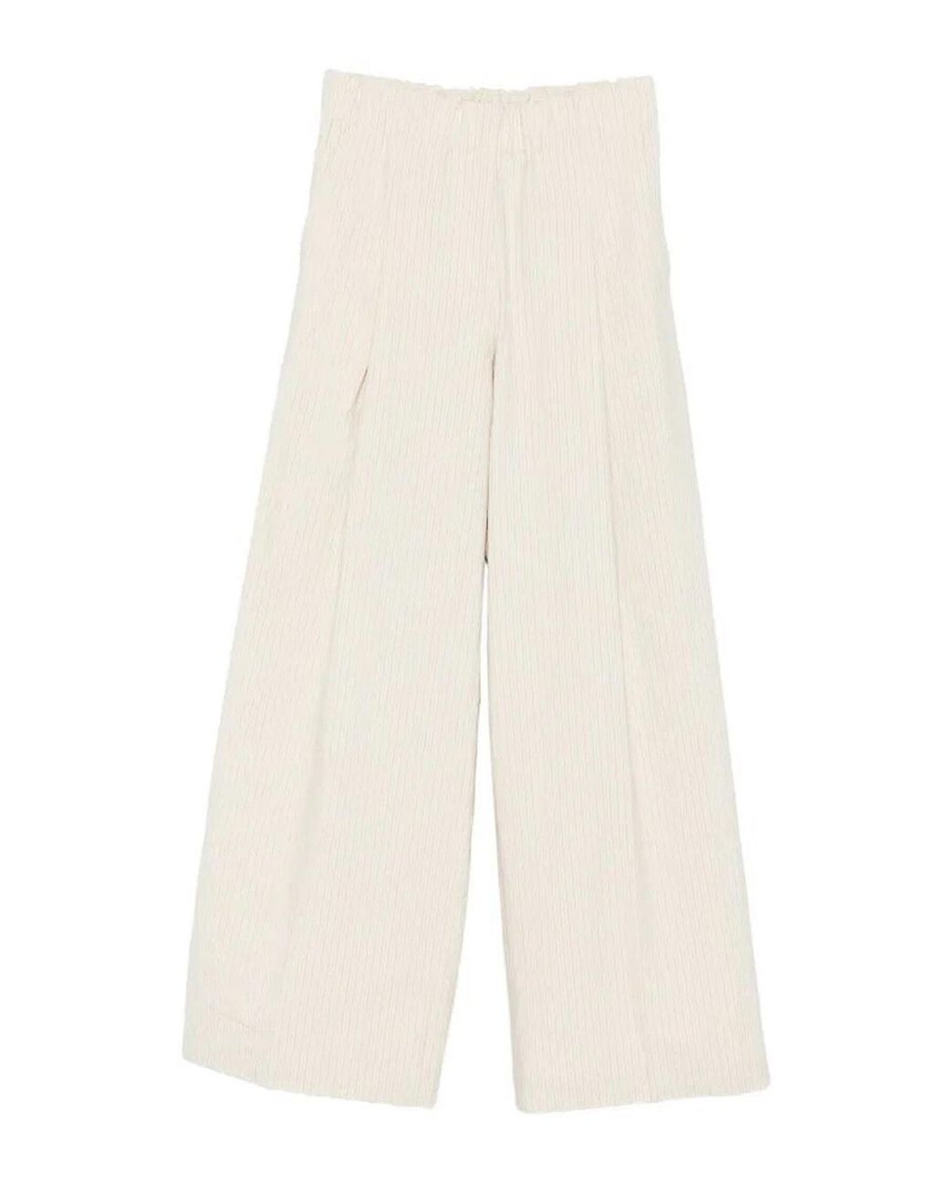 Dries Van Noten White Pila 3360 Pants