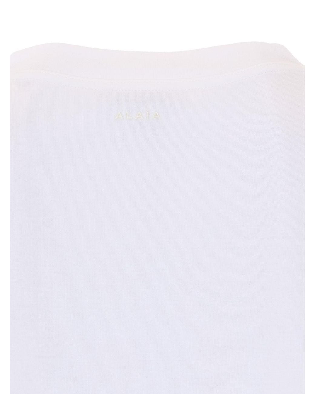 Alaïa White T-Shirt