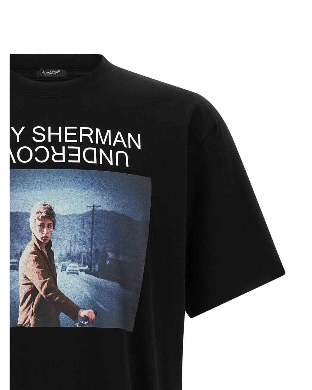 Undercover Black T-Shirt With Front Print for men