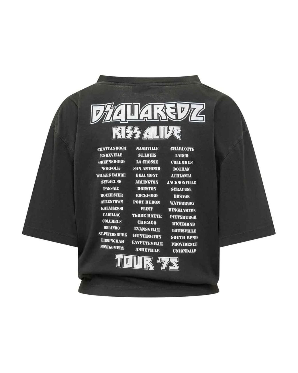DSquared² Black Cropped Breezy Fit