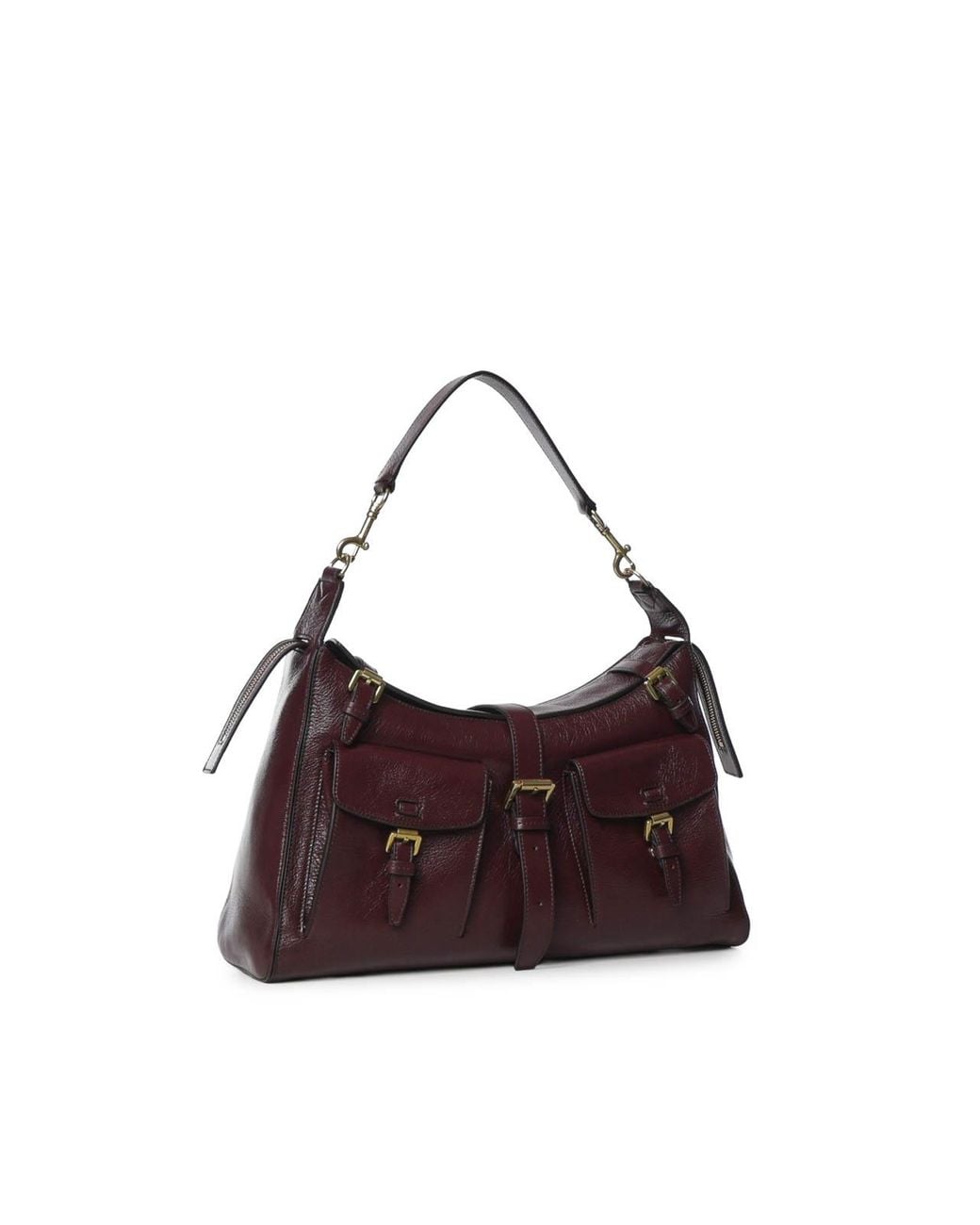Mulberry Brown Roxanne Leather Shoulder Bag