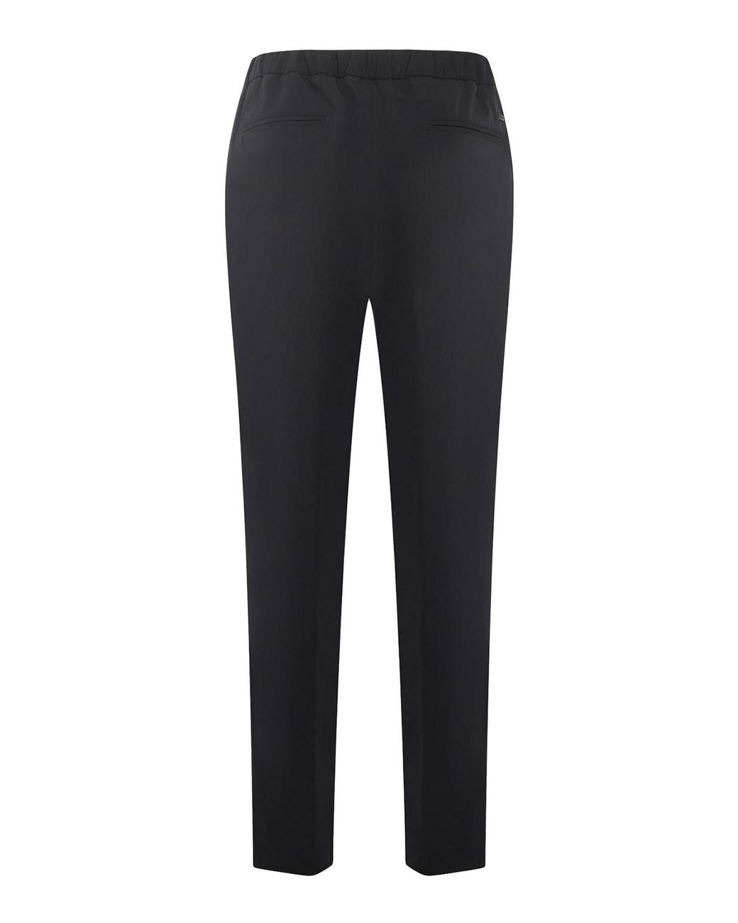Herno Blue Nylon Trousers for men