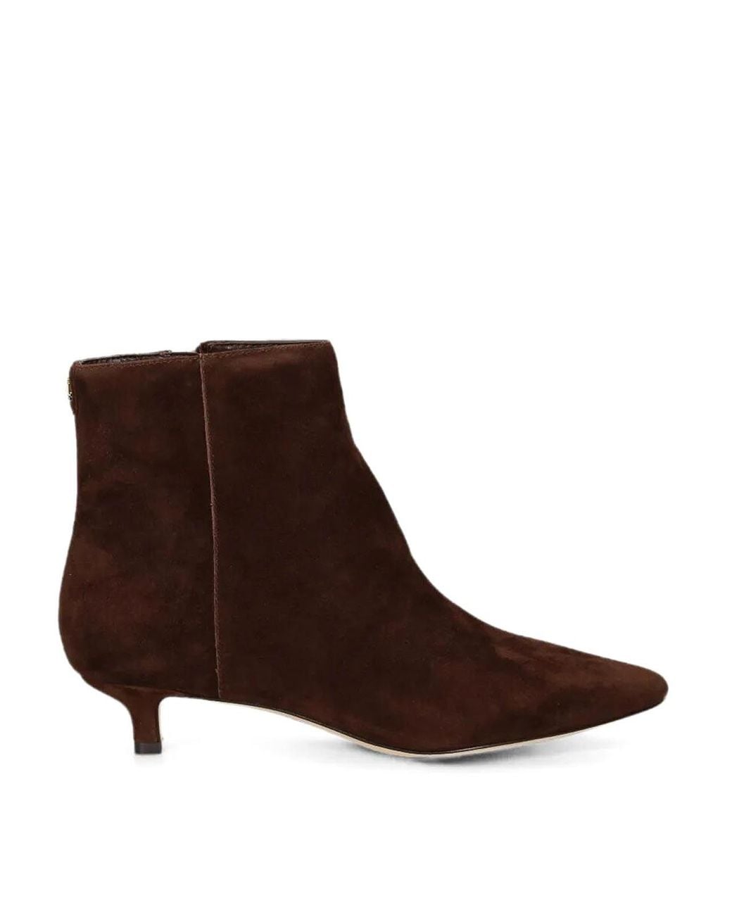 Ralph Lauren Brown Frncsa Heeled Ankle Bootie