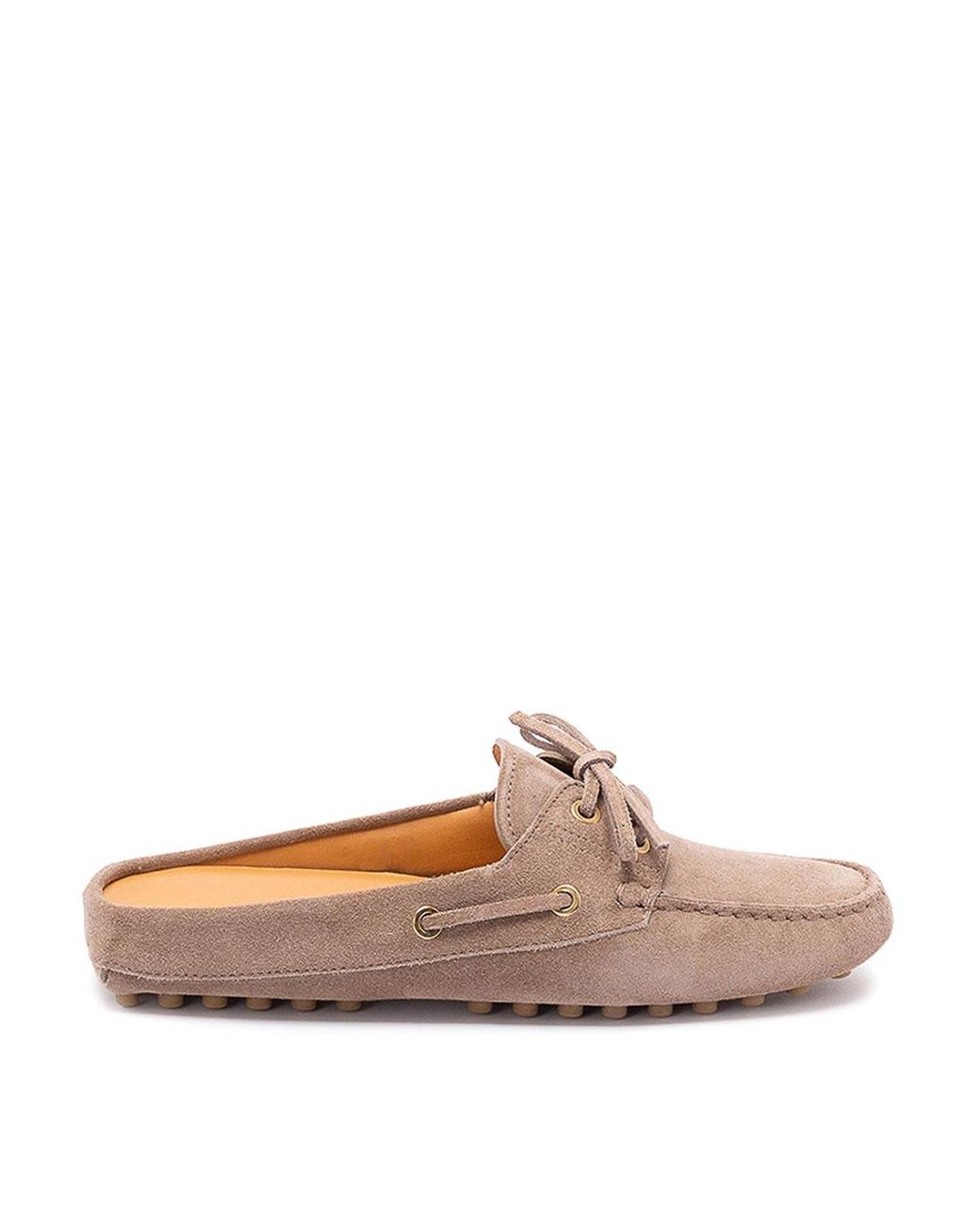 Tod's White Glove Gommino Loafers
