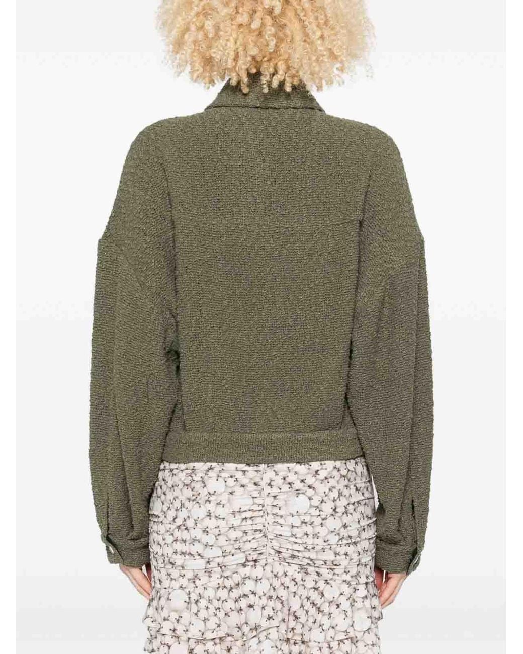 IRO Green Pabli Cotton Jacket