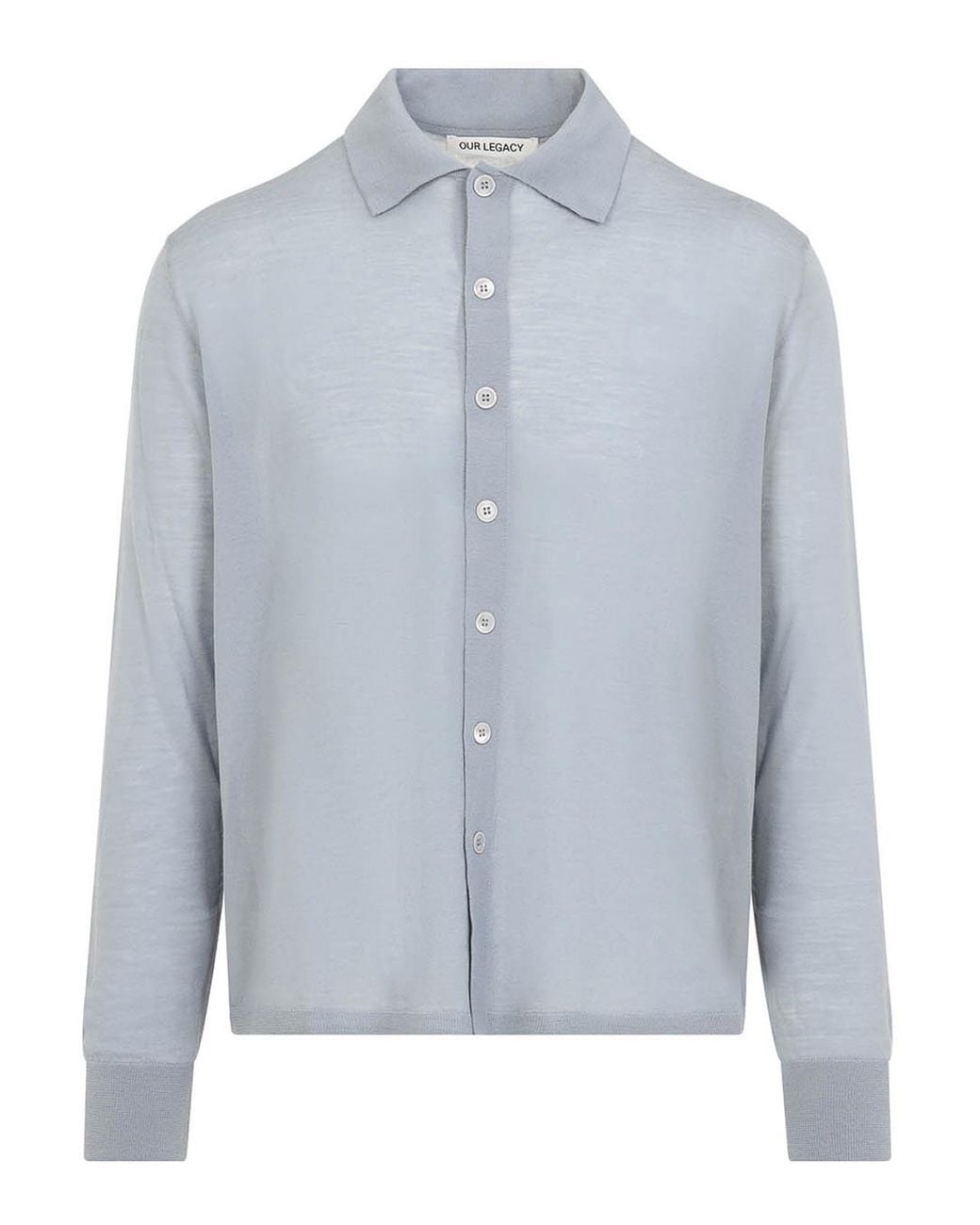 Our Legacy Blue Fall Cardigan for men