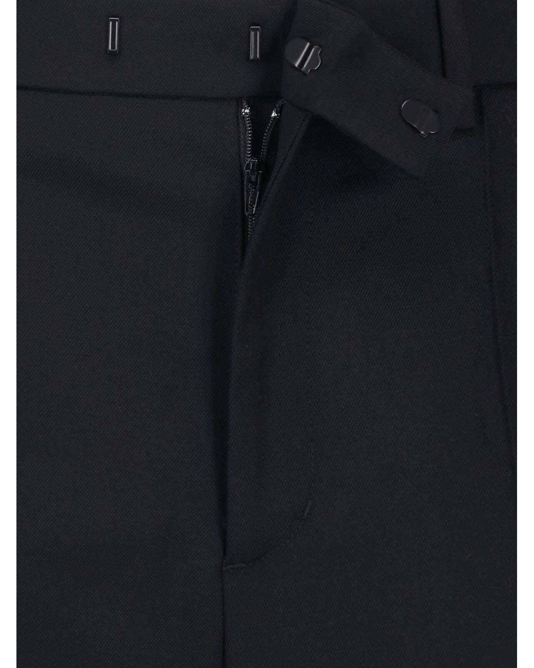 Nili Lotan Blue Tailored Virgin Wool Trousers