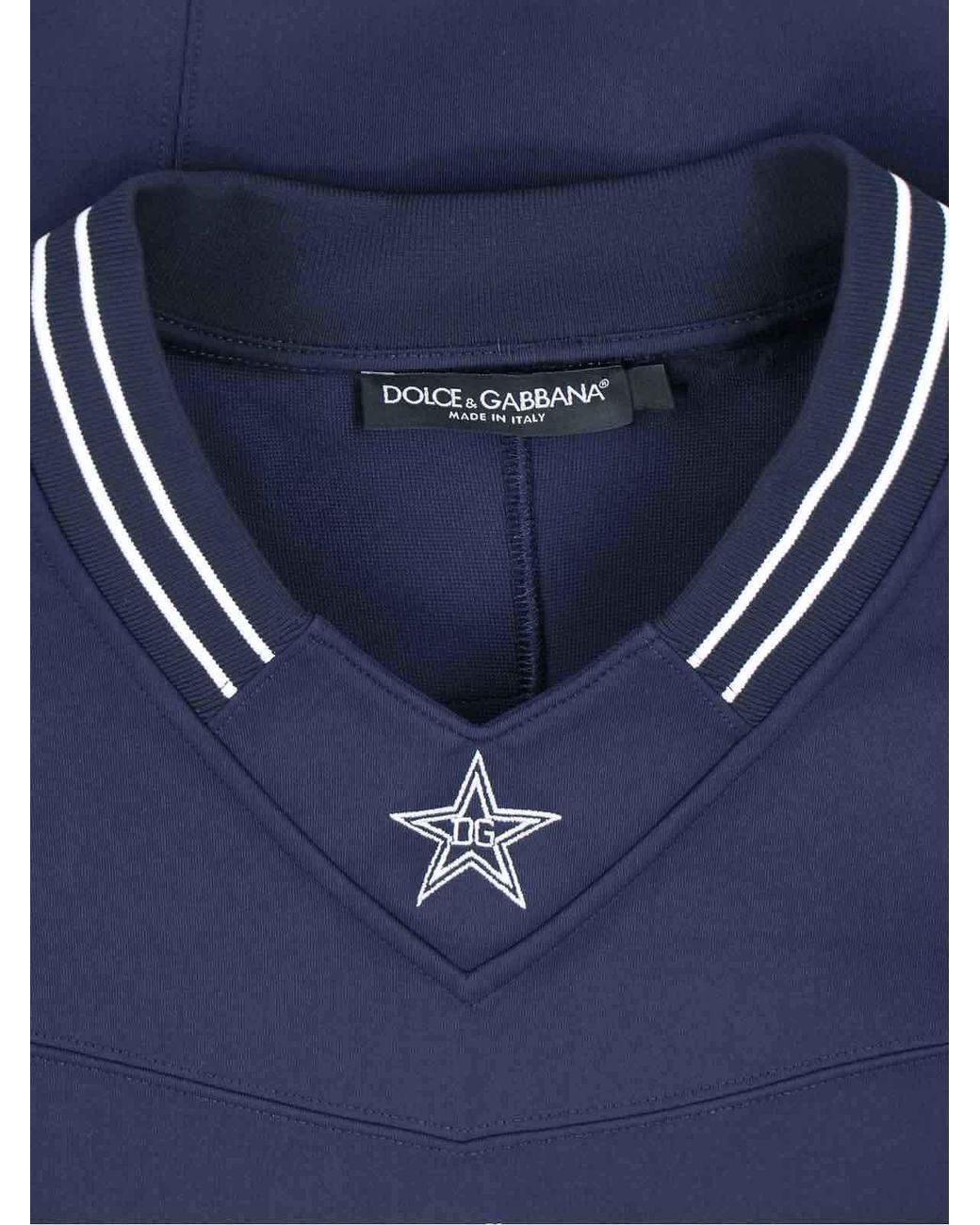 Dolce & Gabbana Blue T-Shirt Logo