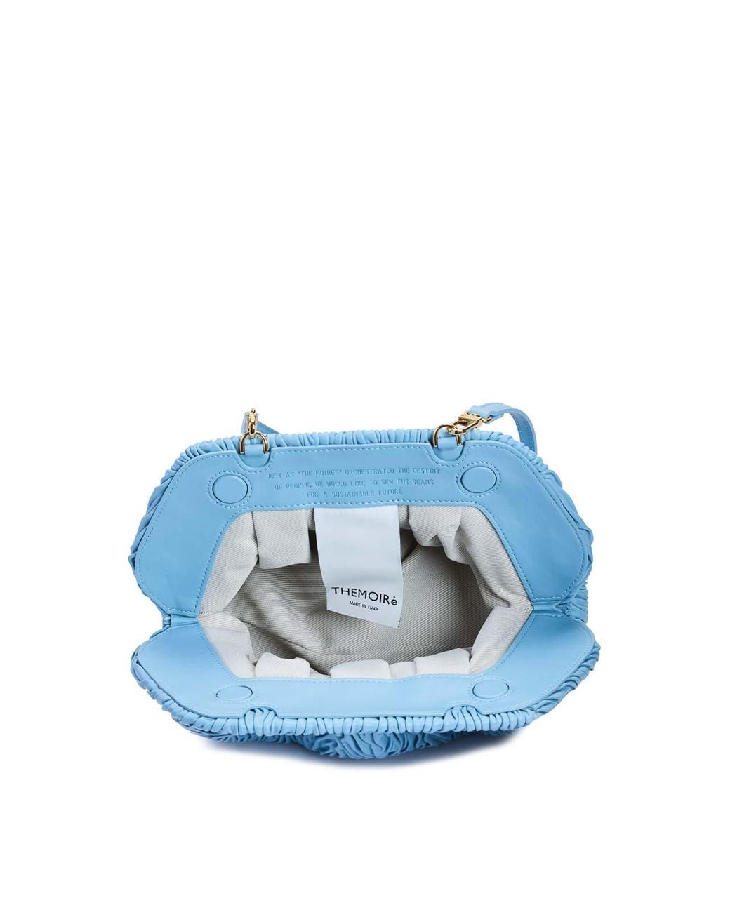 THEMOIRÈ Blue Bios Medium Arricciato