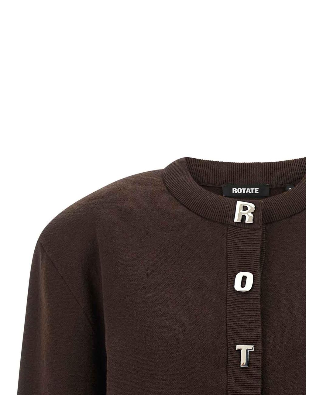 ROTATE BIRGER CHRISTENSEN Black Rotate Birger Christensen 'Firm Knit' Cardigan