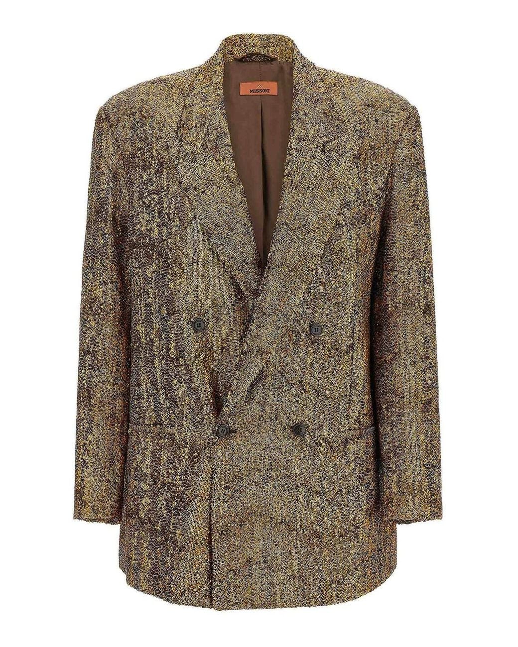 Missoni Brown Sequin Blazer