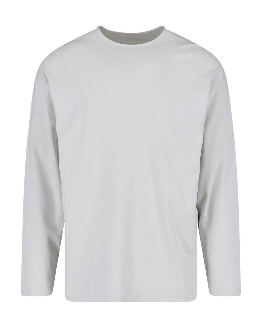 Lemaire White Cotton And Silk T-Shirt for men