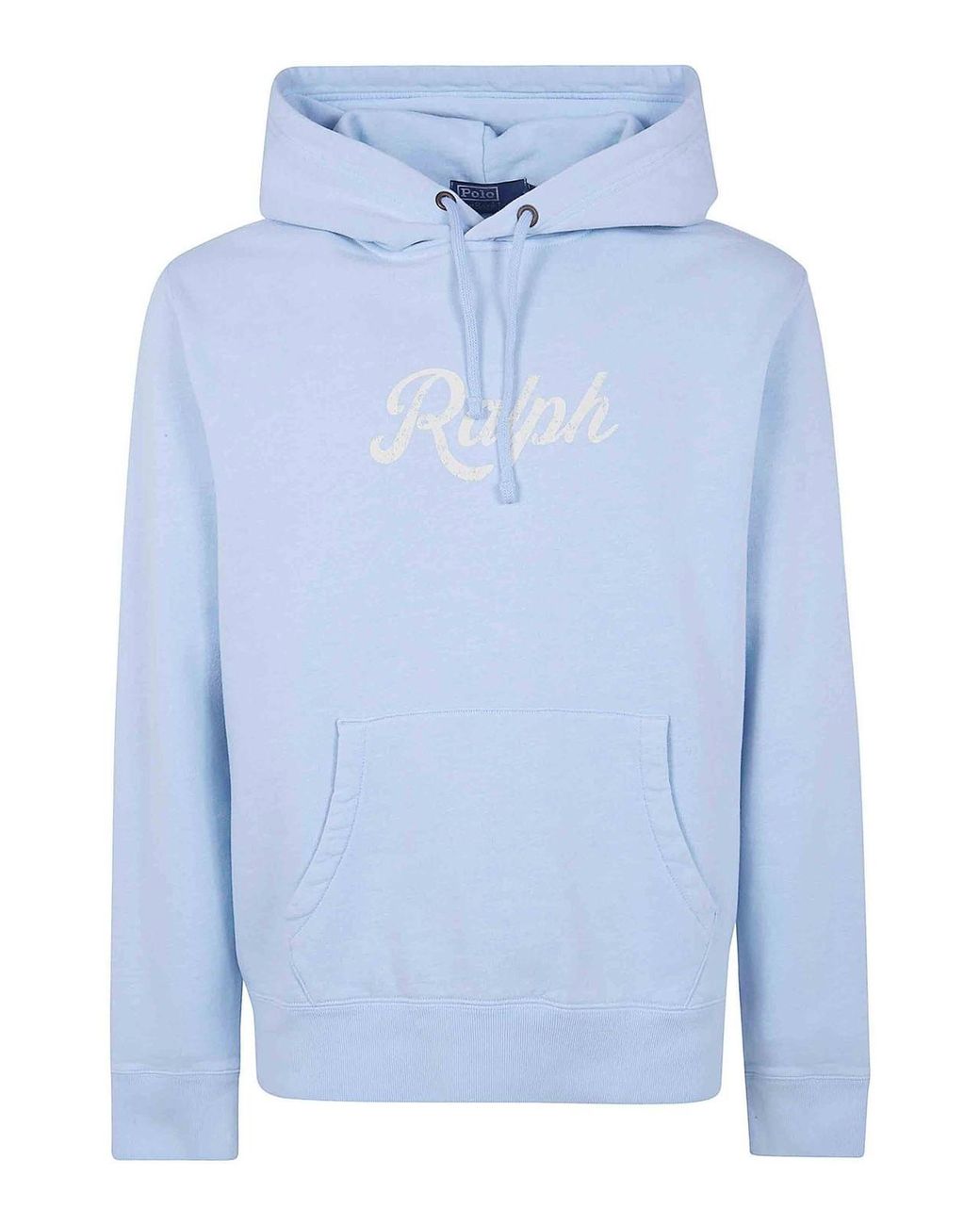 Polo Ralph Lauren Blue Hooded Long Sleeves Sweatshirt for men