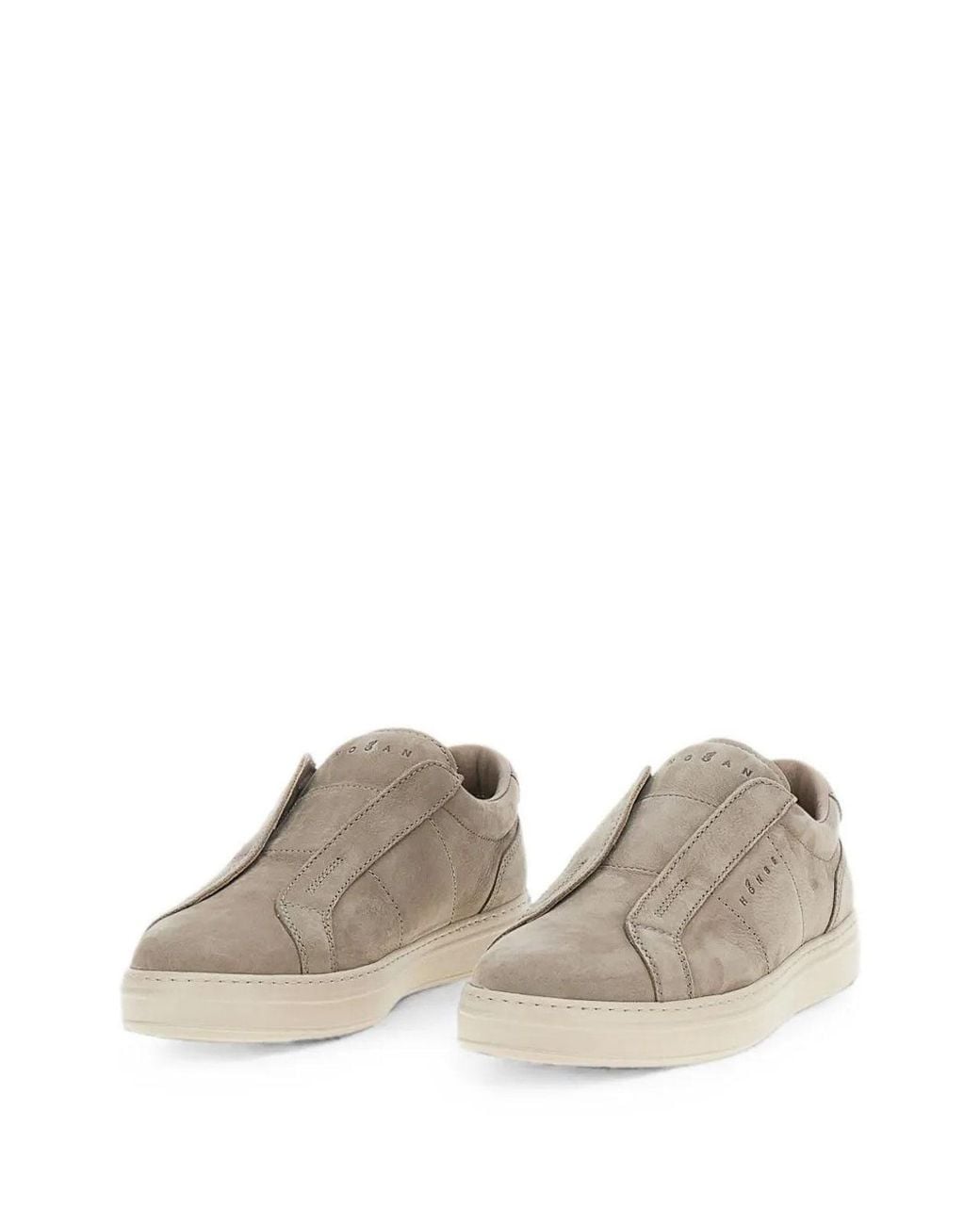 Hogan Brown Slip-On Sneakers for men