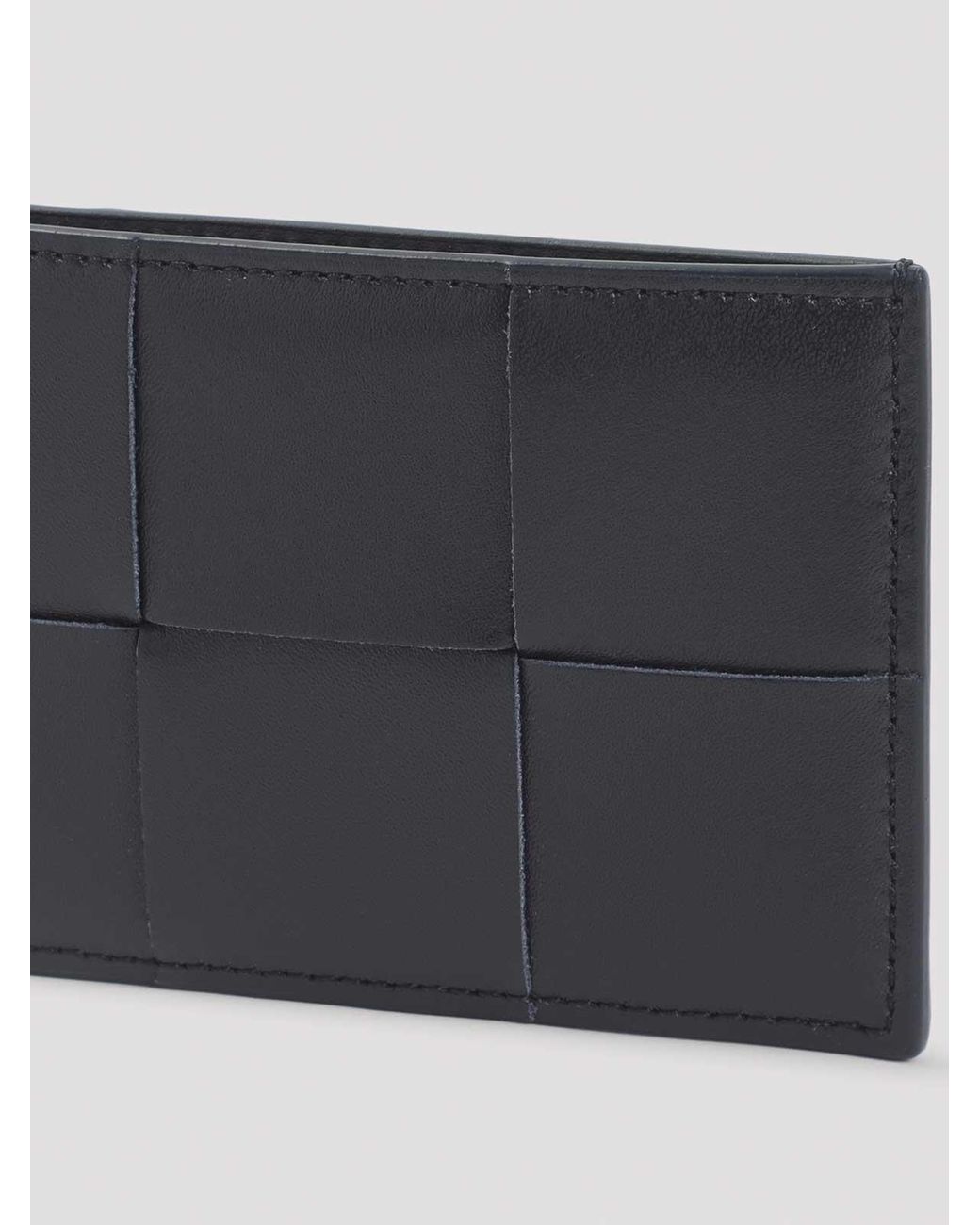 Bottega Veneta Blue Cassette Credit Card Case