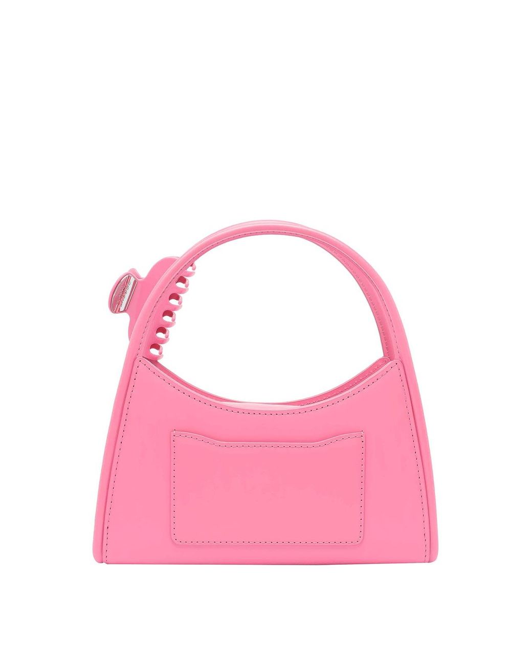 Marc Jacobs Pink Logo The Claw Clip Shoulder Bag