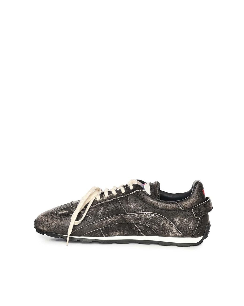 DSquared² Gray Dc-642 Leather Sneaker for men