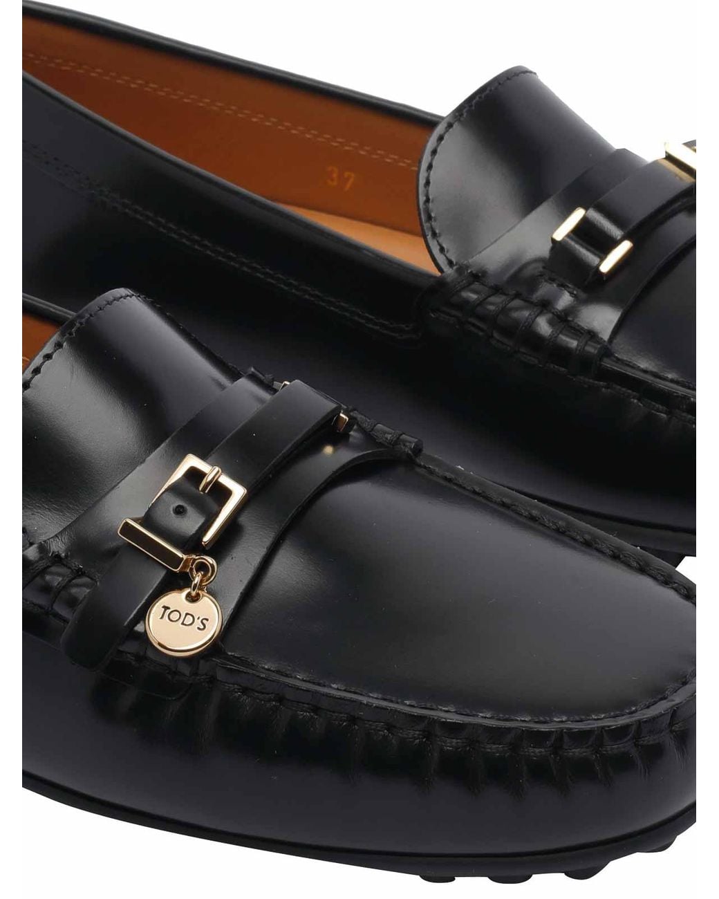 Tod's Black City Gommino Loafers