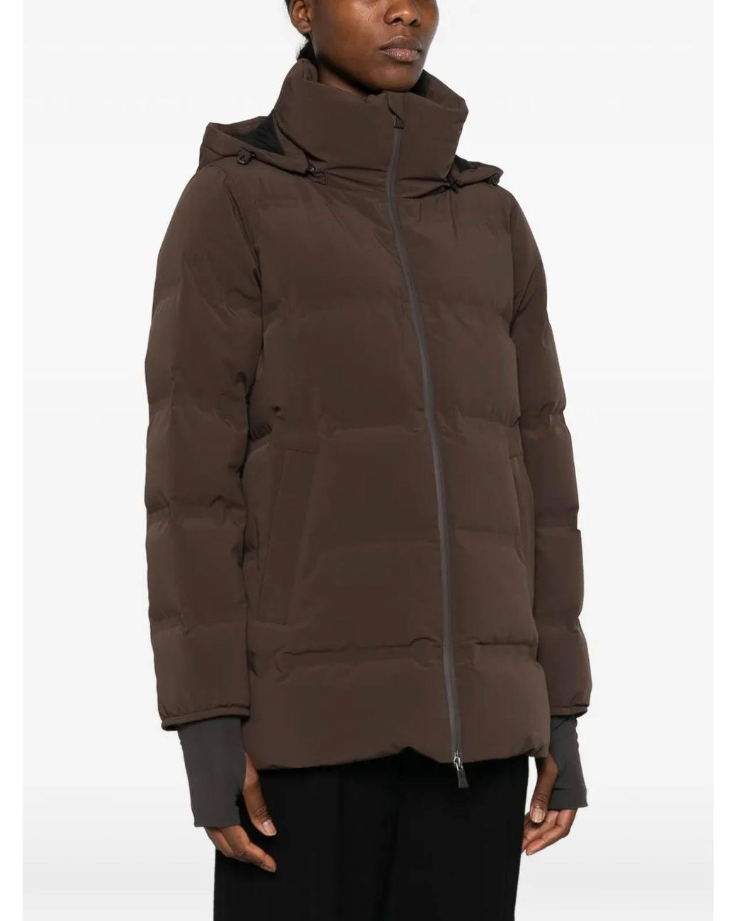 Herno Green Hooded Puff Coat
