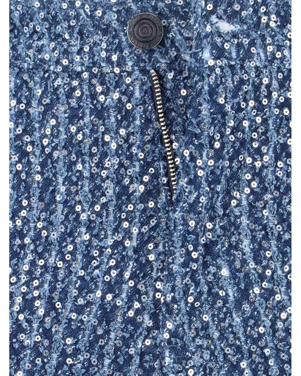 Charles Jeffrey Blue Jeans Paillettes for men