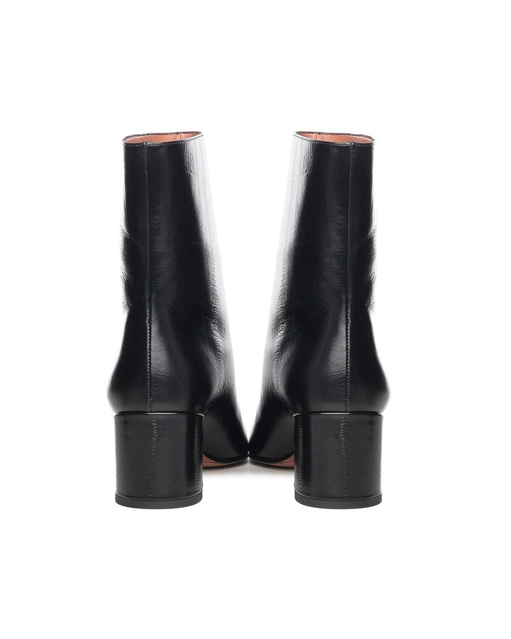 Giuliano Galiano Black Stefy Leather Ankle Boot