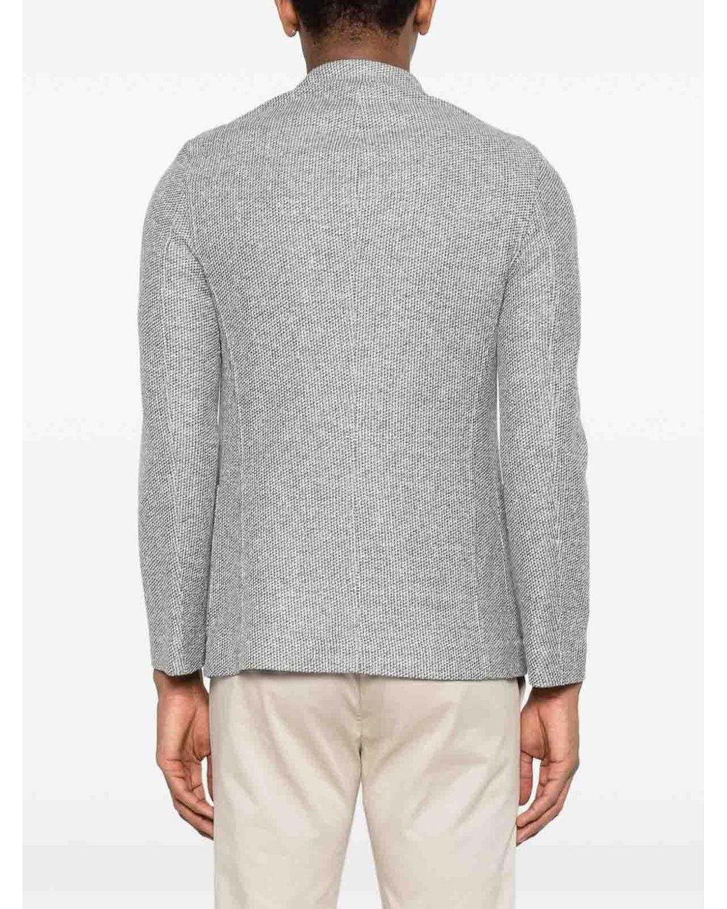Circolo 1901 Gray Blazer Jacket With Pockets for men