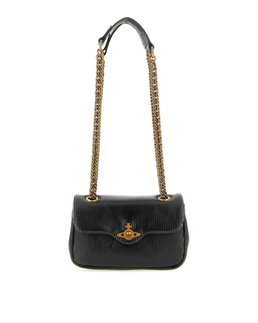 Vivienne Westwood Black Small Shoulder Bag