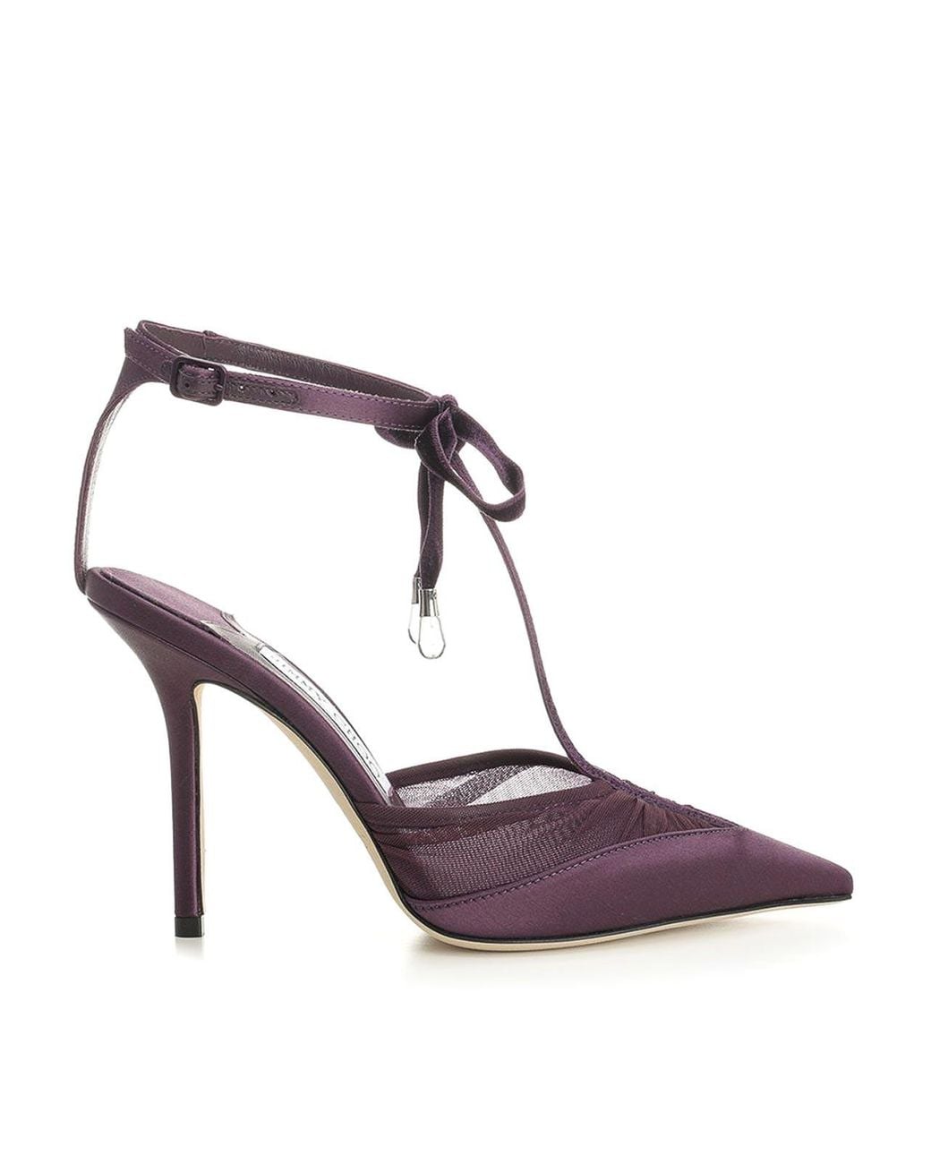 Jimmy Choo Brown Afia Mesh 100 Pumps