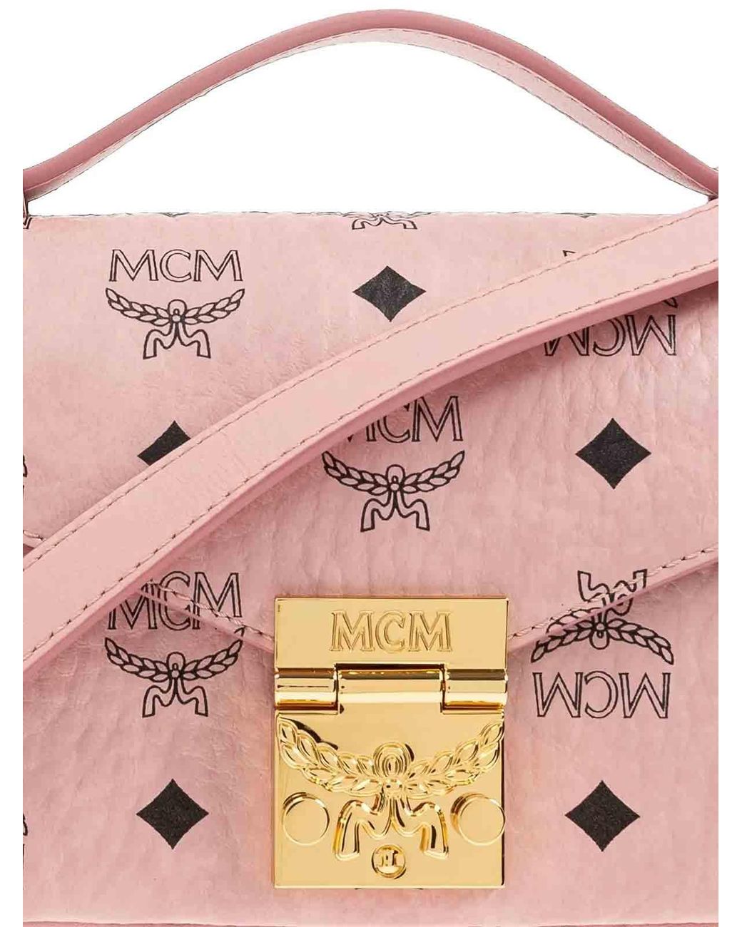 MCM Pink Tracy Crossbody Bag