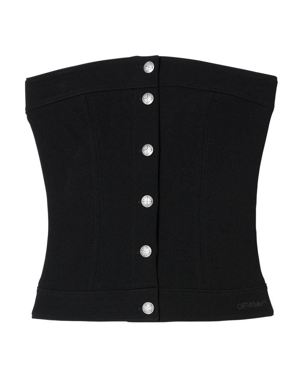 Off-White c/o Virgil Abloh Black Button-Up Top