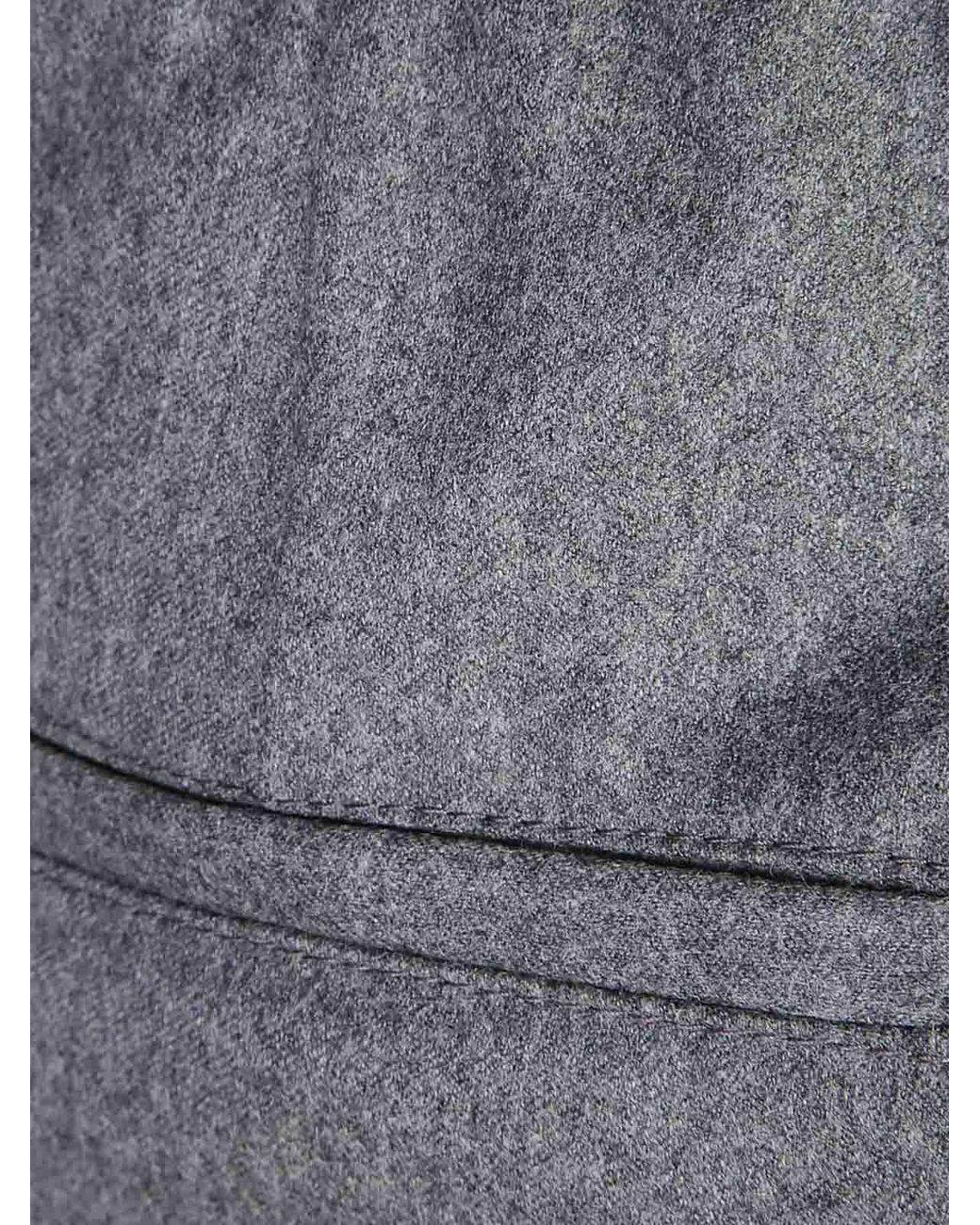 Brunello Cucinelli Gray Leisure Fit Trousers for men