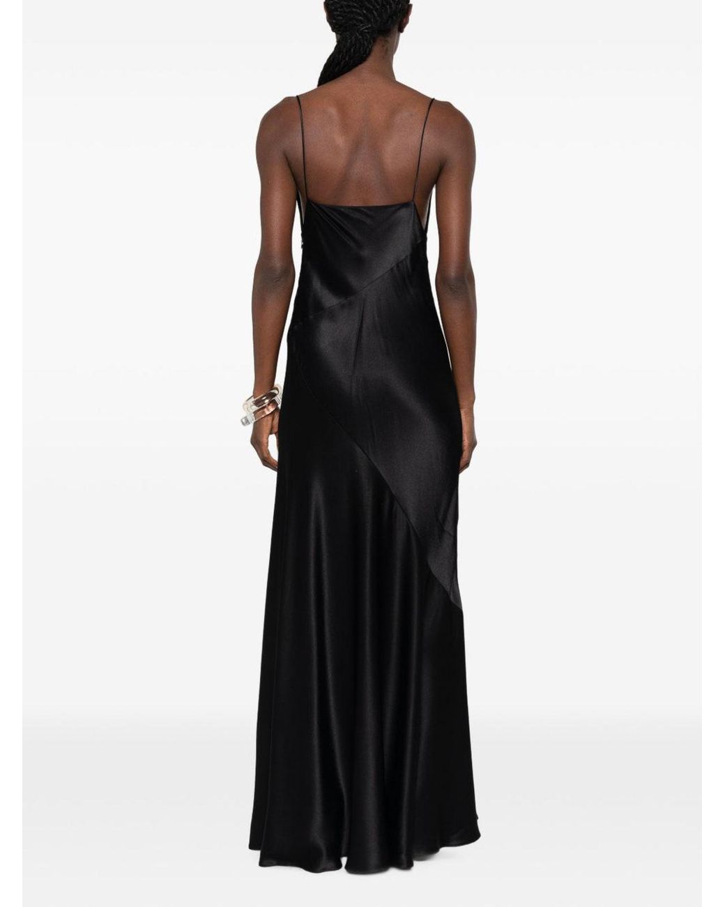 Alberta Ferretti Black Cami Dress