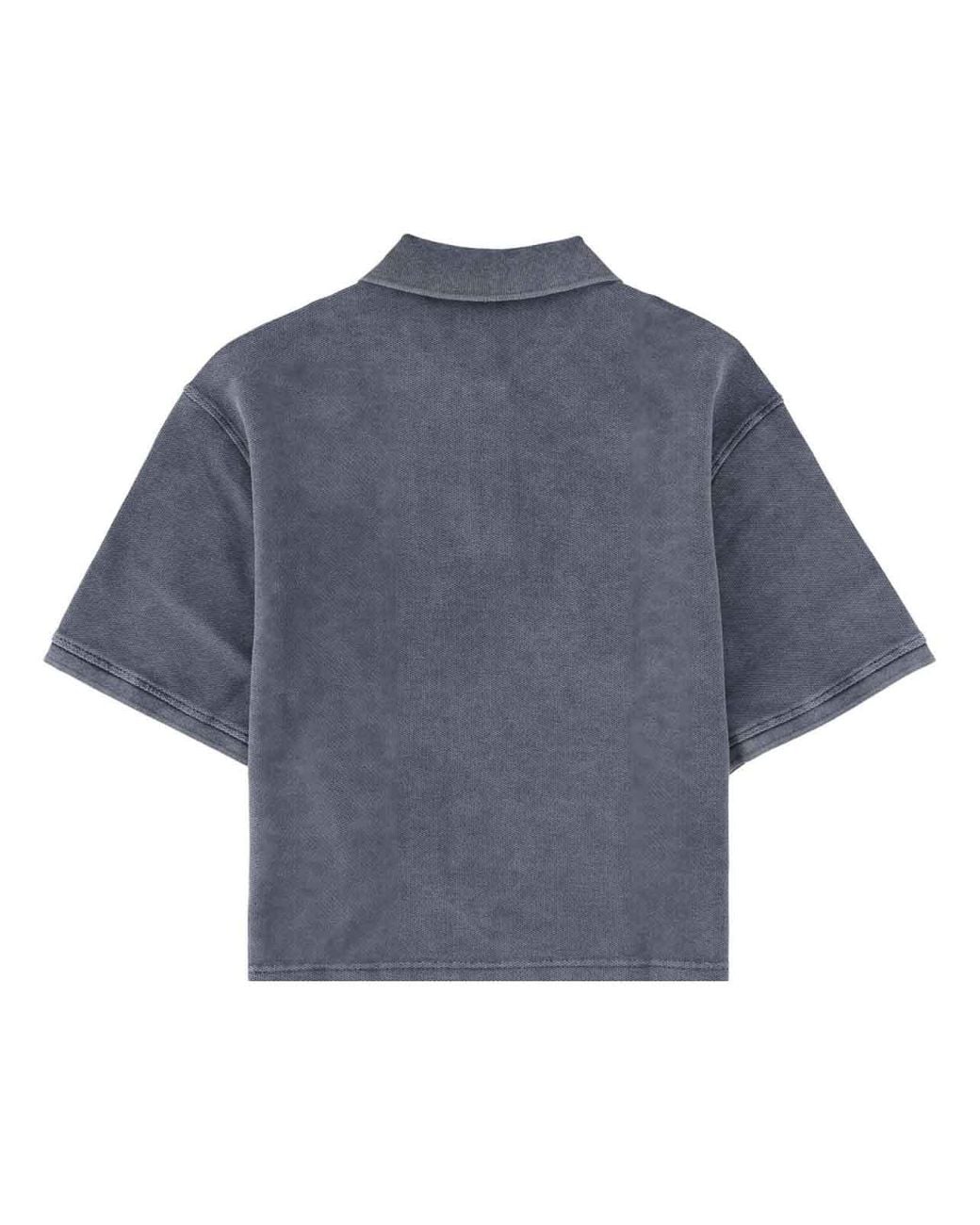 Alexander Wang Blue Polo Shirt With Logo