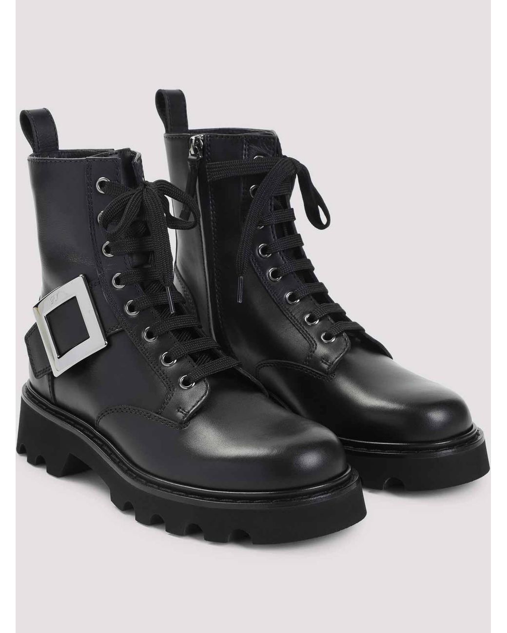 Roger Vivier Black Rangers 20 Boots
