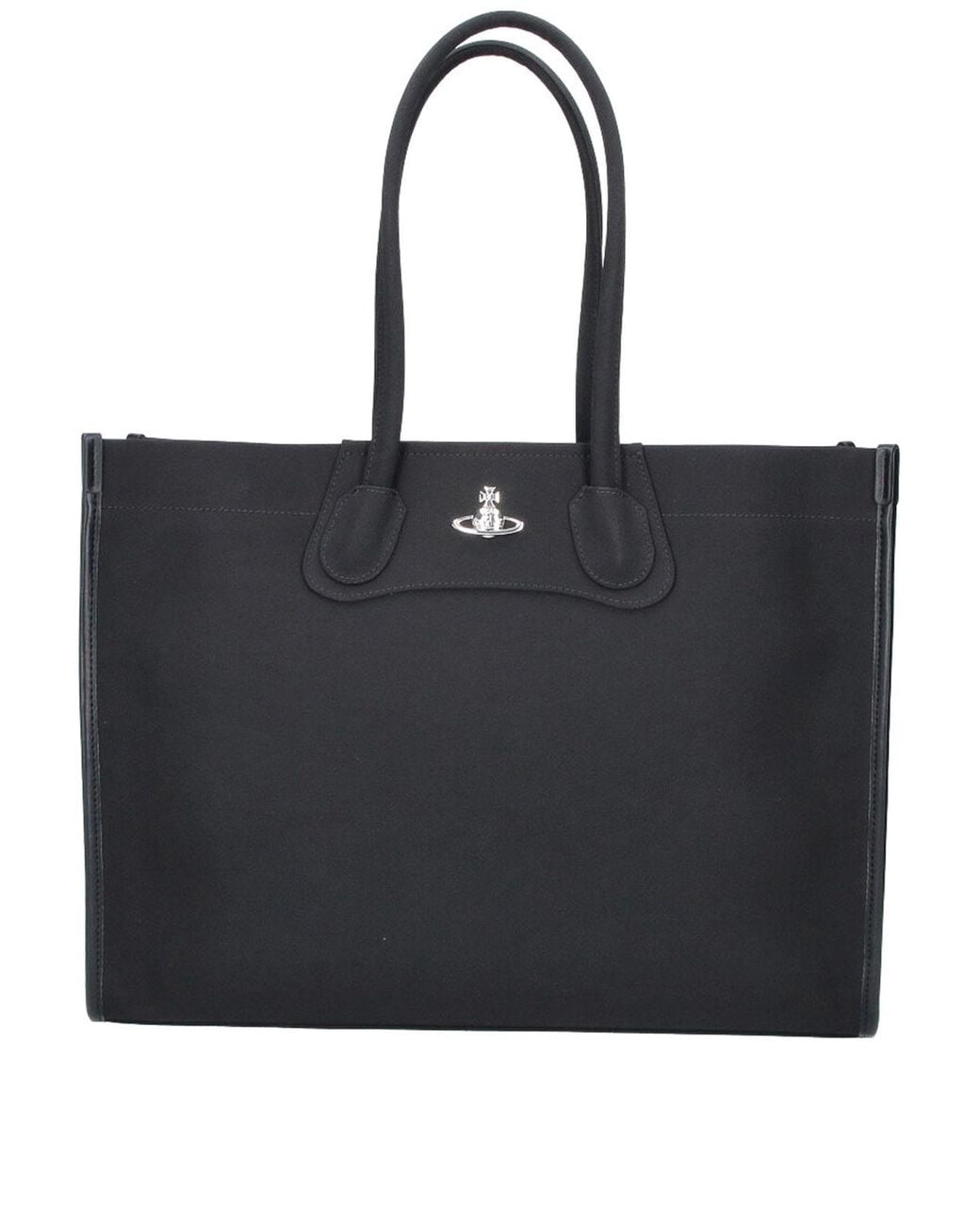 Vivienne Westwood Black Troy Tote Bag
