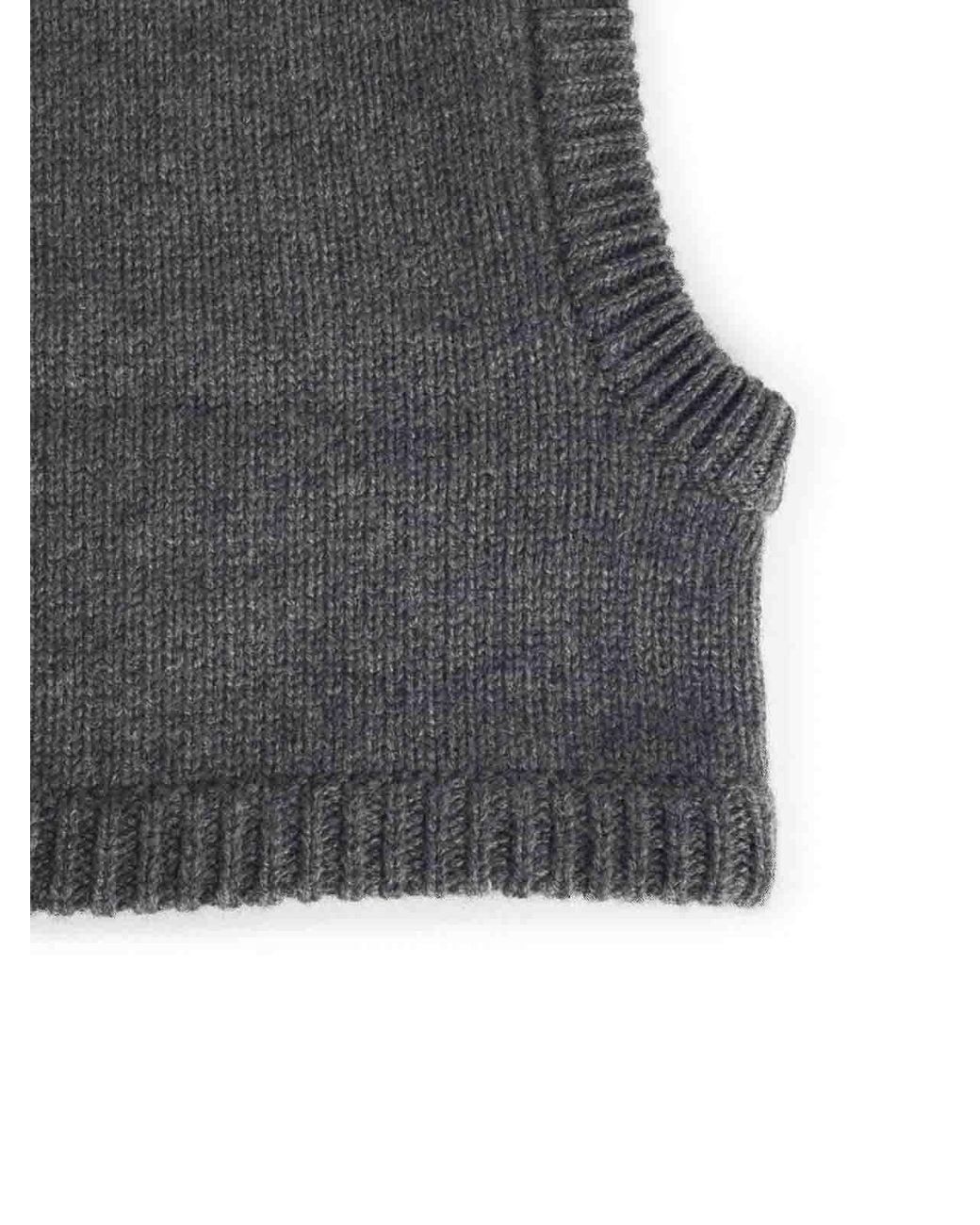 Lisa Yang Gray Astri' Graphite Cashmere Balaclava