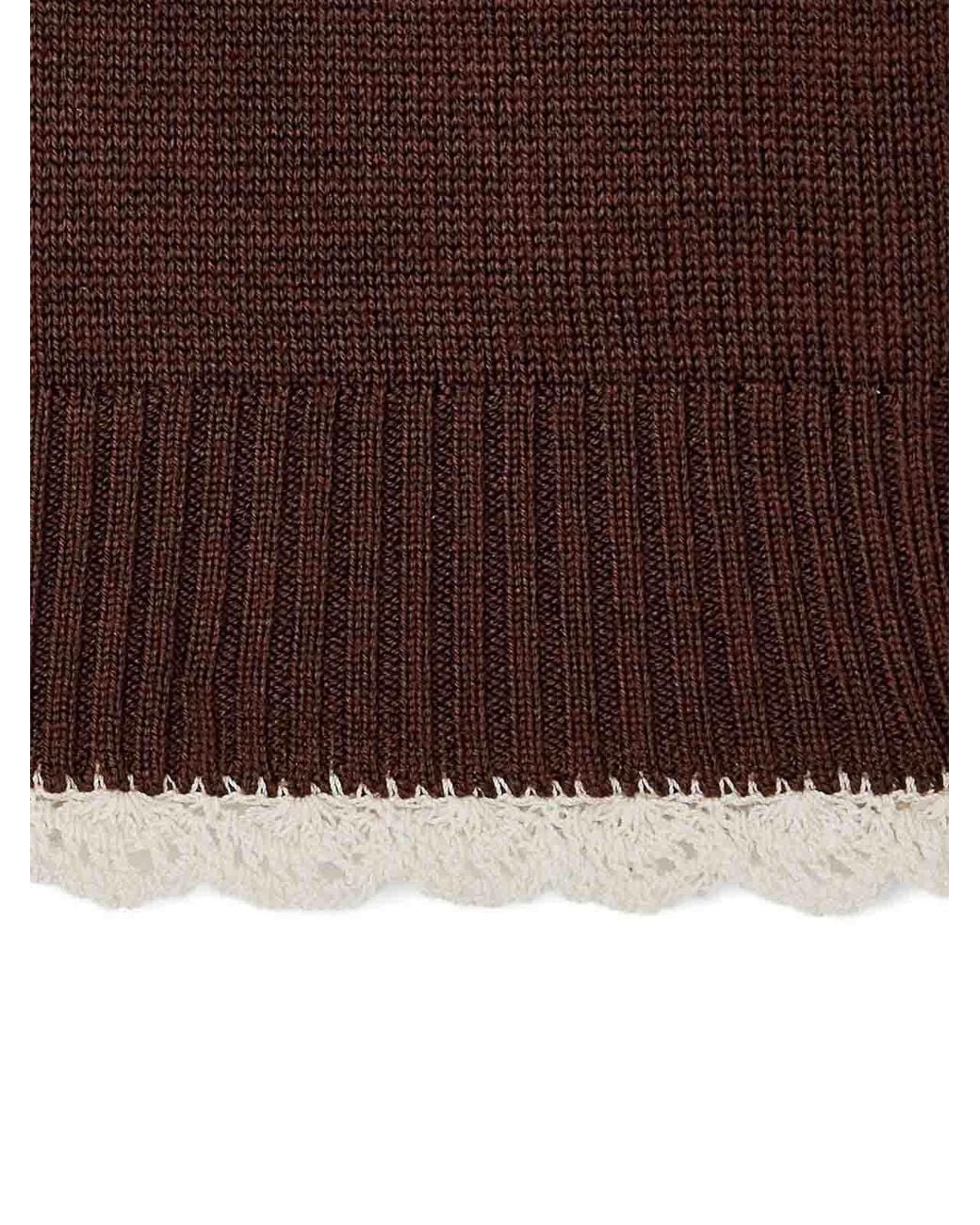Ganni Brown Wool