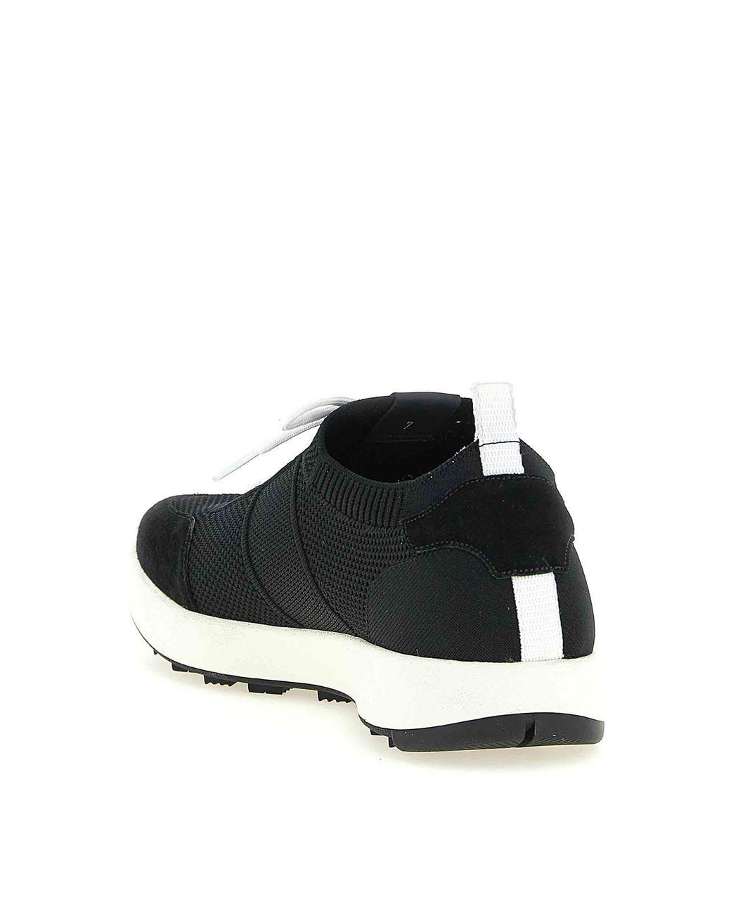 Kiton Blue Technical Cotton Sneakers for men