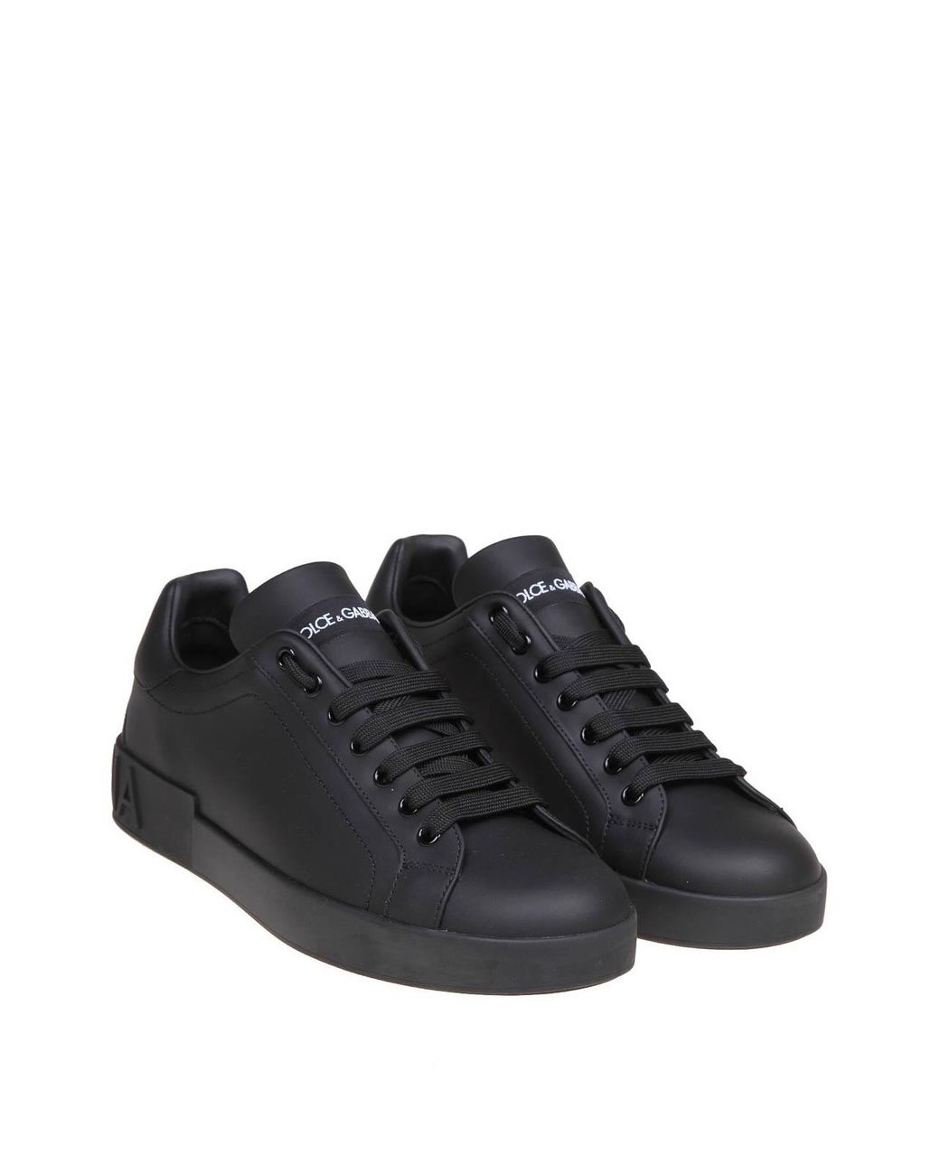 Dolce & Gabbana Black Portofino Sneakers for men