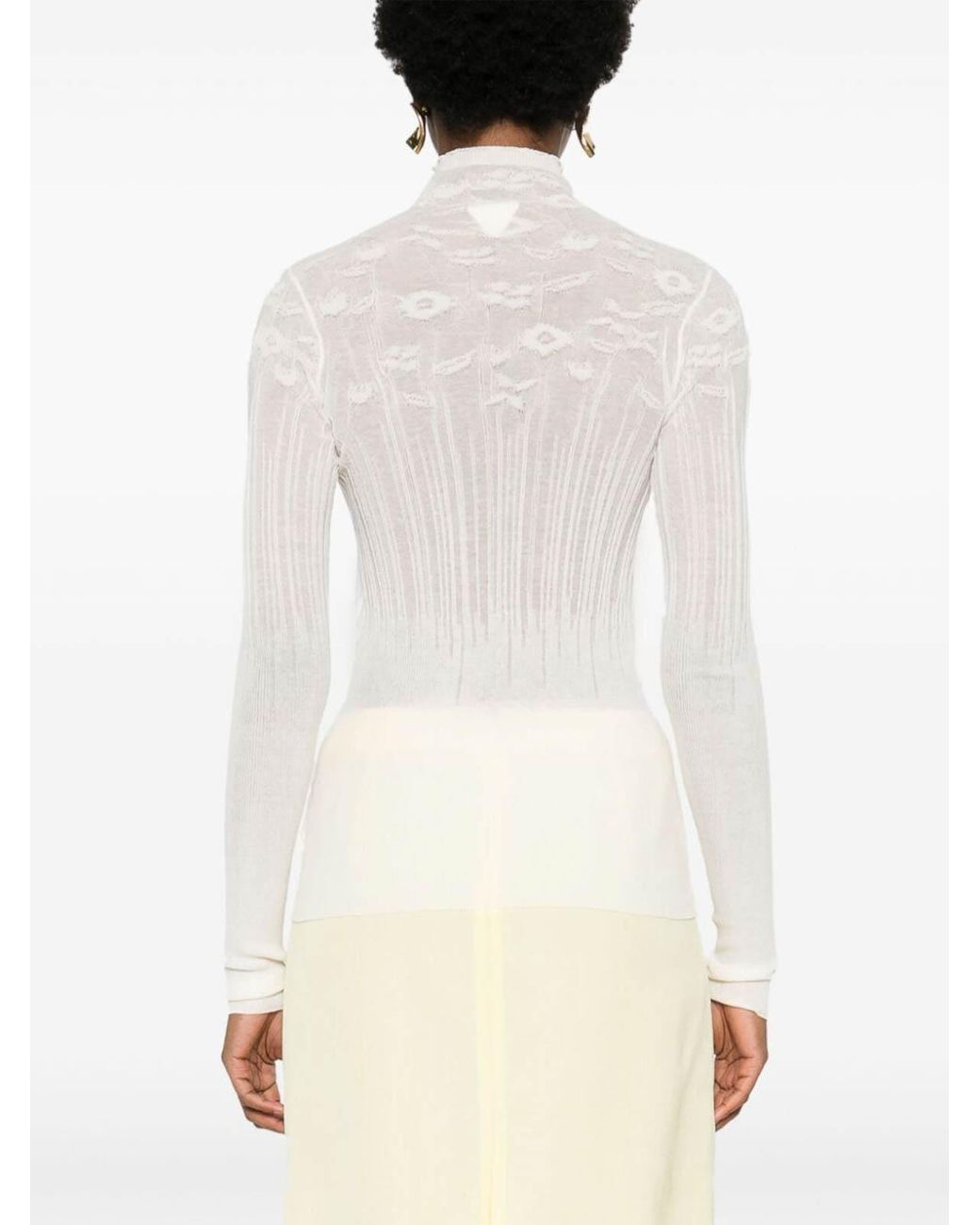 Bottega Veneta White Sweater