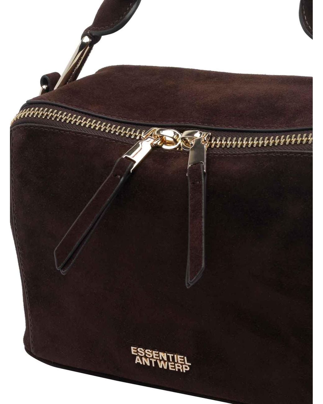 Essentiel Antwerp Black Cigar Lounge Bobby Handbag