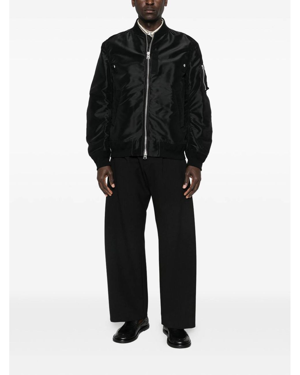 Sacai Black Short Jacket for men