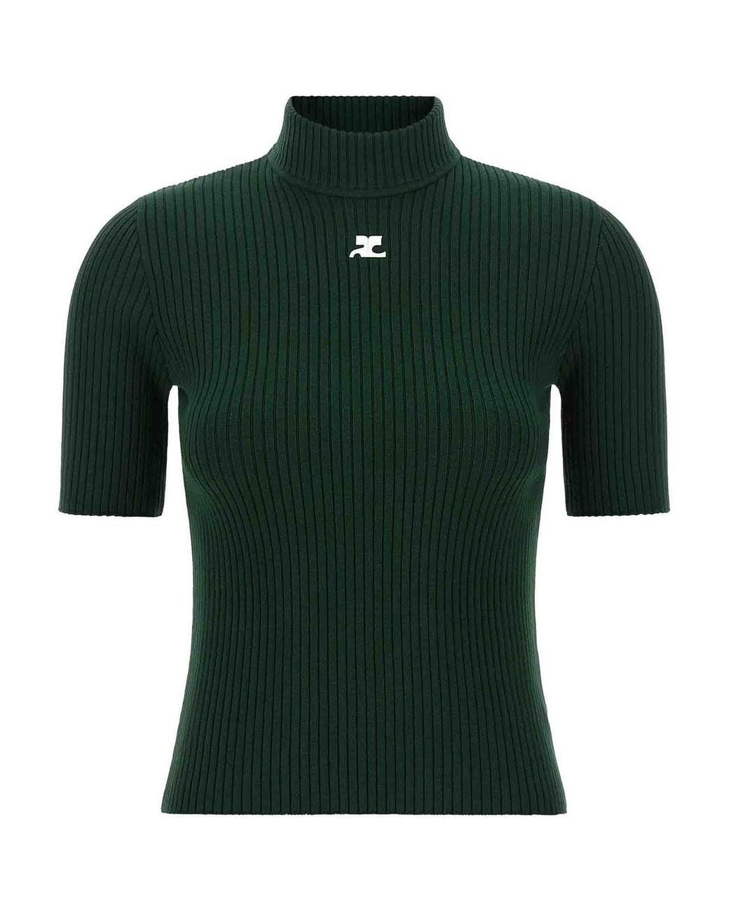 Courreges Green Reedition Jumper